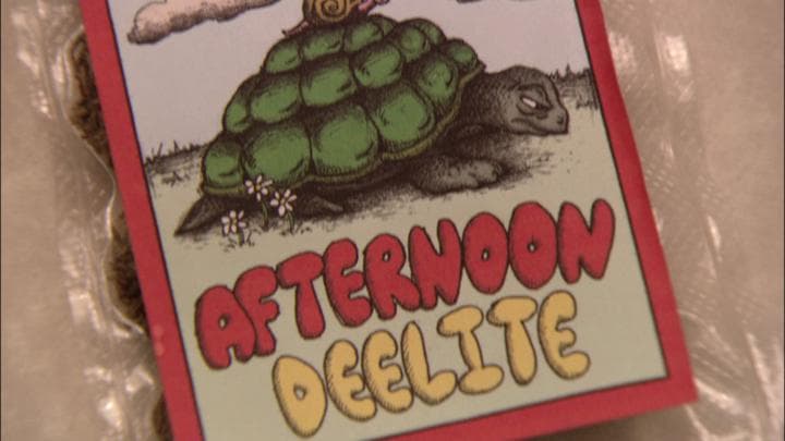 named Afternoon Deelite,  a strain famous for slowing behavior.