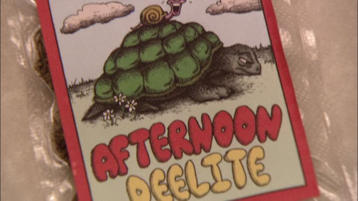 named Afternoon Deelite,  a strain famous for slowing behavior.