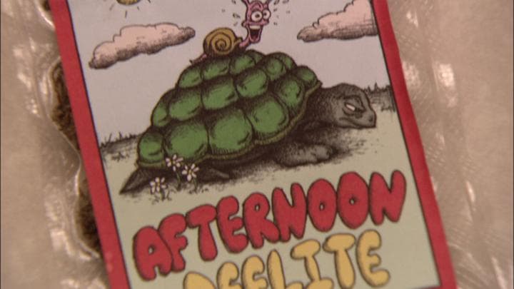 named Afternoon Deelite,  a strain famous for slowing behavior.