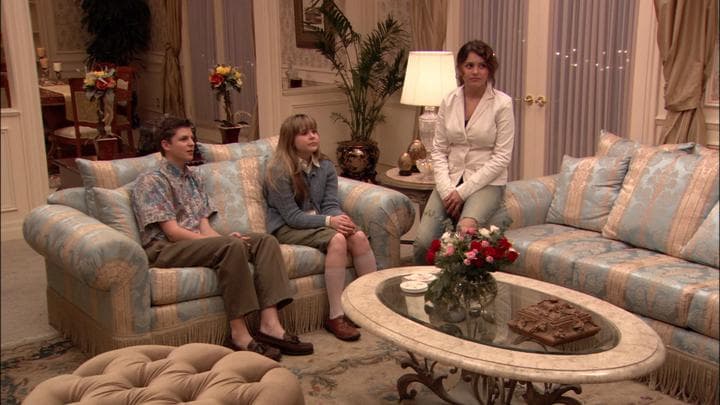 And George Michael and Maeby  brought Ann to the penthouse...