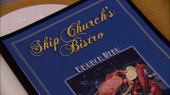 the bistro was also famous  for something called the Skip's Scramble-