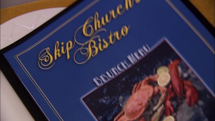 the bistro was also famous  for something called the Skip's Scramble-