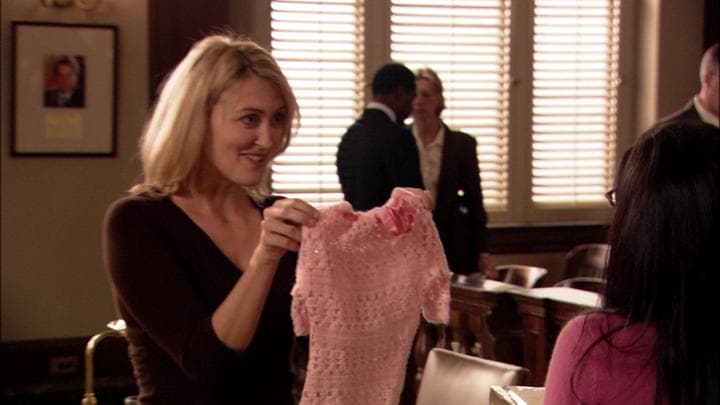 - I knitted you something.  - Oh, Juror Number Four!