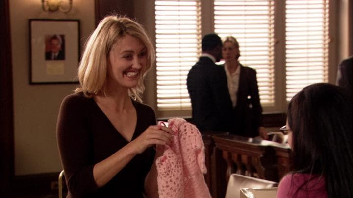 - I knitted you something.  - Oh, Juror Number Four!