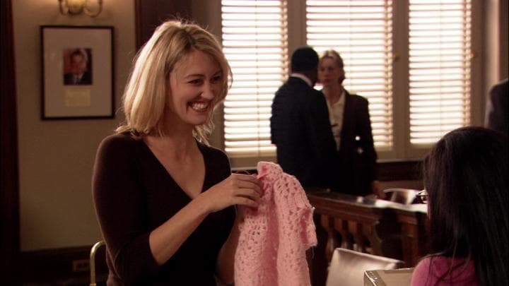 - I knitted you something.  - Oh, Juror Number Four!