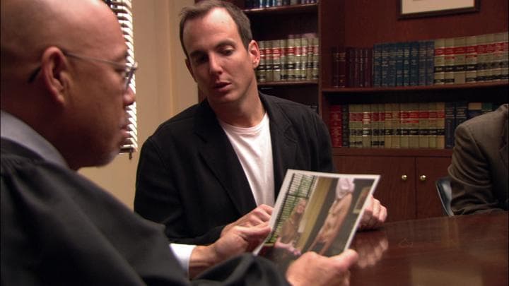 - But Gob catches a lucky break.  - There's no way to tell who this man is.