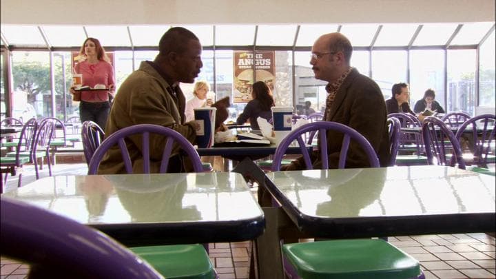 And Tobias met with  Carl Weathers at Burger King.