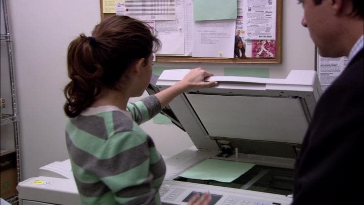 I was just using your copier  to make some campaign posters.