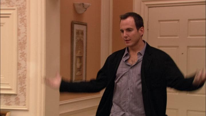 And Gob showed up at his mother's.