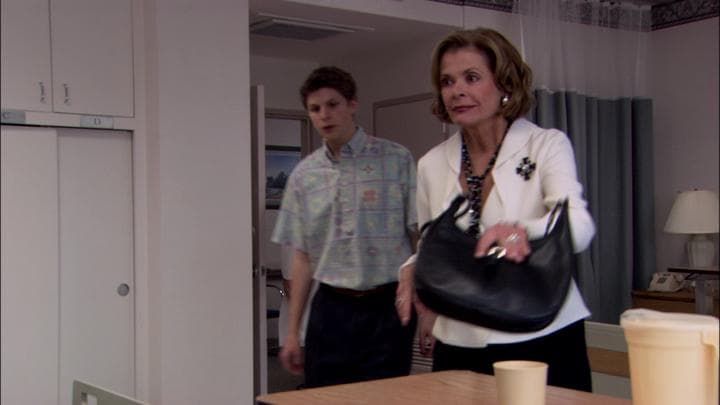 - Unless I left them in my scrubs.  - Michael, good news.