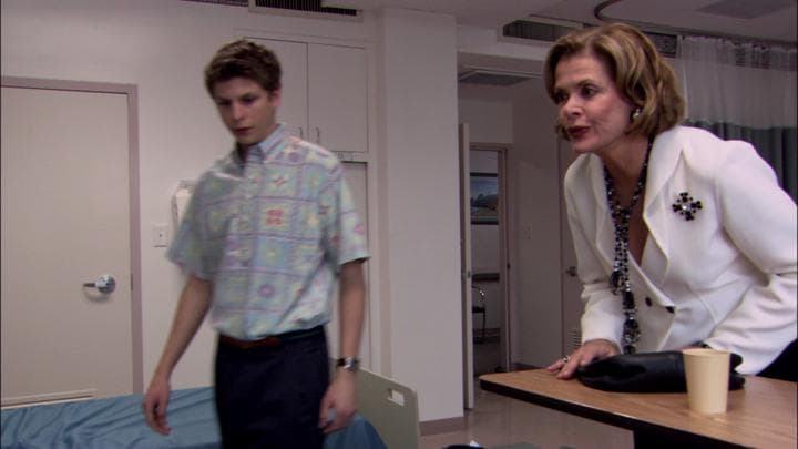 - Unless I left them in my scrubs.  - Michael, good news.