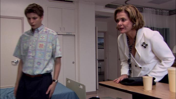 - Unless I left them in my scrubs.  - Michael, good news.