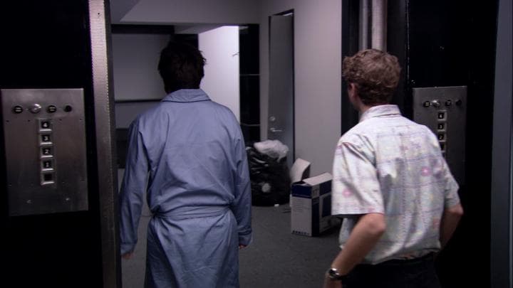 Michael rushed to the office  only to find that his worst fears had come true.