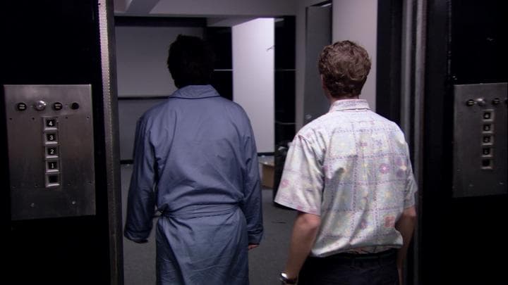 Michael rushed to the office  only to find that his worst fears had come true.