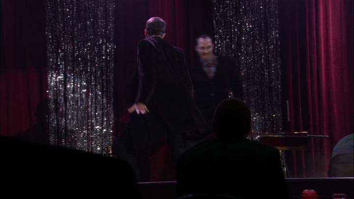 And back at the Gothic Castle,  Gob was performing his illusion.