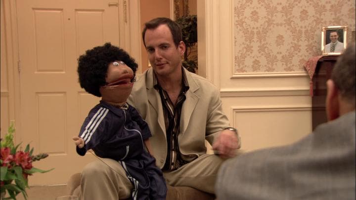 Gob had briefly  introduced a puppet.