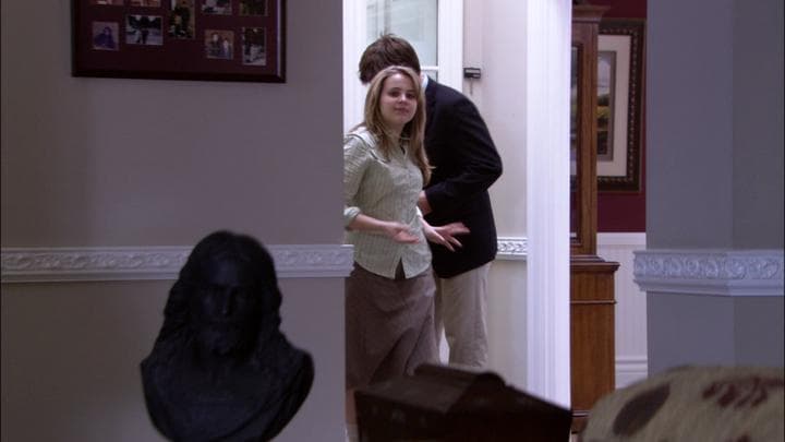 And Michael drove to Ann's house,  where he finally got to meet Ann's parents.