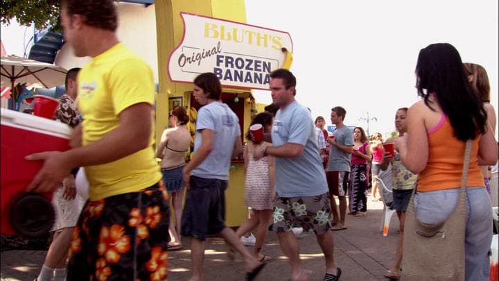 Meanwhile, at the banana stand...