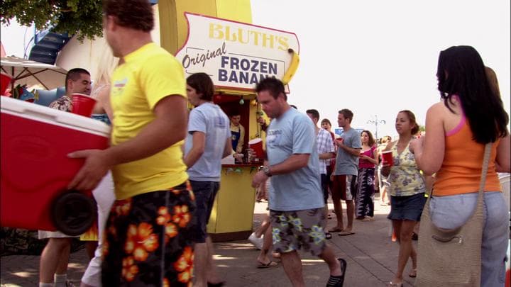 Meanwhile, at the banana stand...