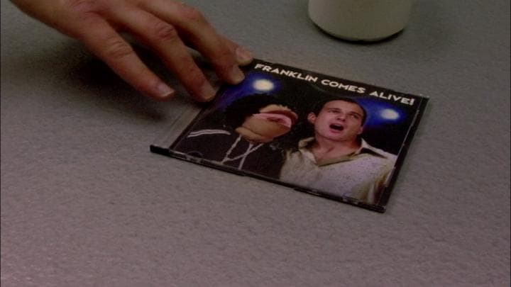 - It's the card from the CD you didn't even open.  - You found that, did you?