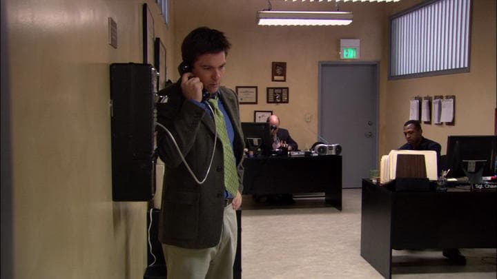 Lucille, meanwhile,  was on the phone with Michael.