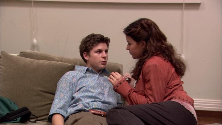 And that's when George Michael  finally got close to Maeby...