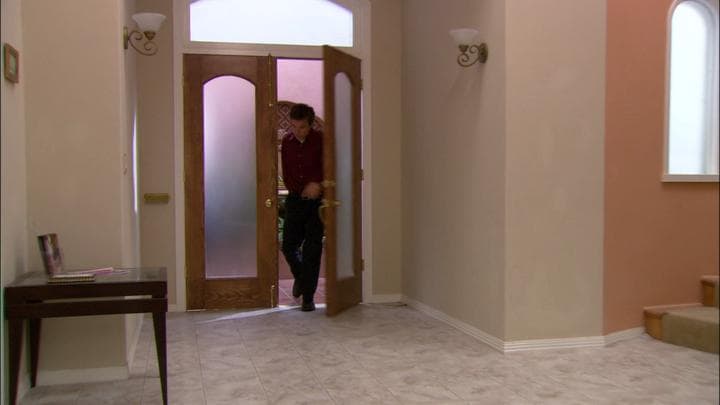 Michael stopped by his house to make sure  there were no signs of his family...