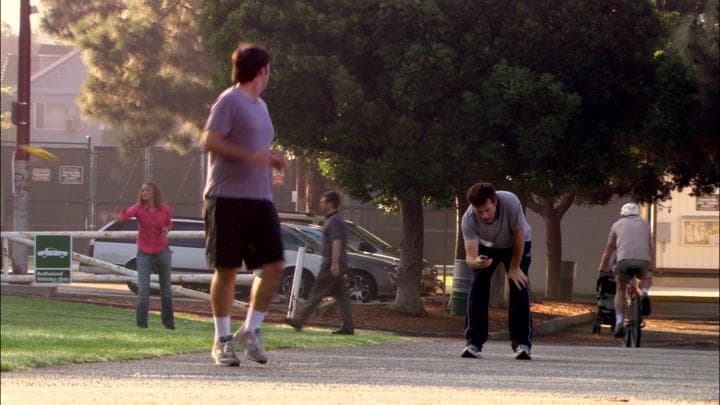 Michael was trying to prove  his manliness with Steve Holt.