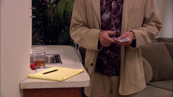 And Gob began to prepare  a magic trick for Michael's wedding.