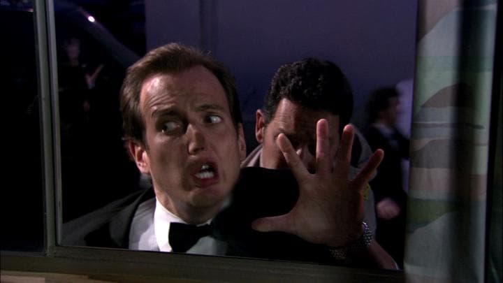 - and Gob finally faces a phobia he'd faced before.  - No! Not here!