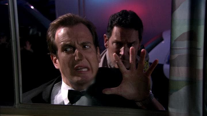 - and Gob finally faces a phobia he'd faced before.  - No! Not here!