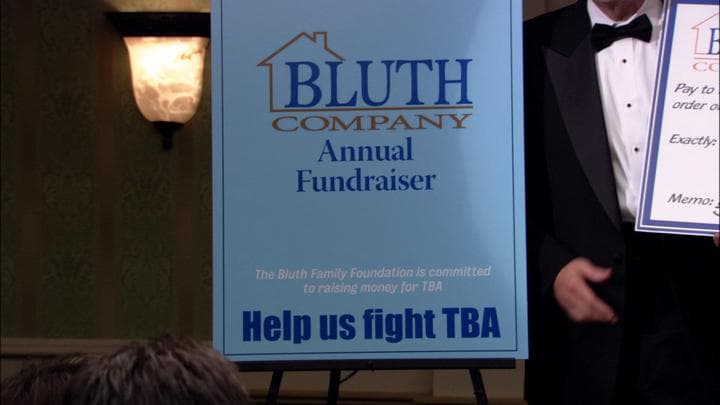 And much to their surprise,  the Bluths ended up raising over $25,000...