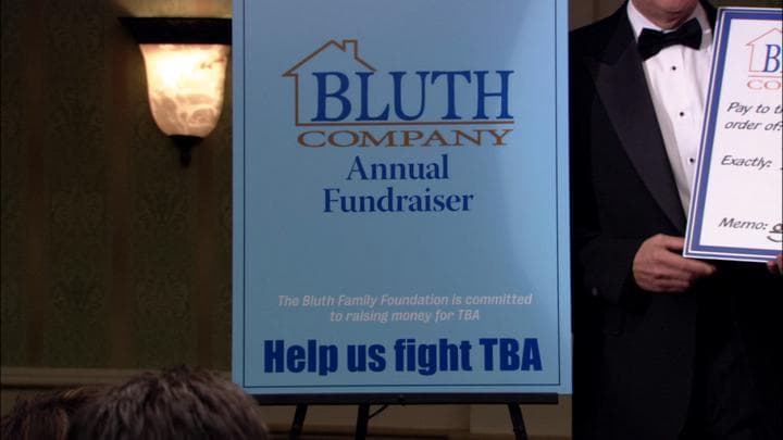 And much to their surprise,  the Bluths ended up raising over $25,000...