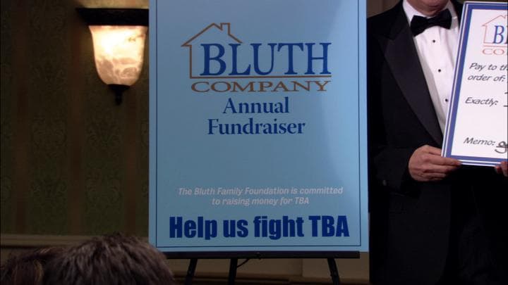 And much to their surprise,  the Bluths ended up raising over $25,000...