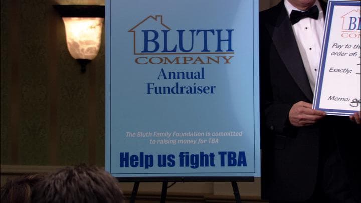 And much to their surprise,  the Bluths ended up raising over $25,000...