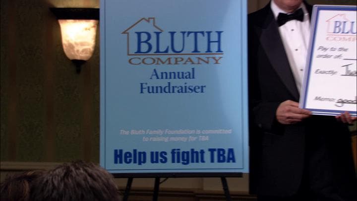 And much to their surprise,  the Bluths ended up raising over $25,000...