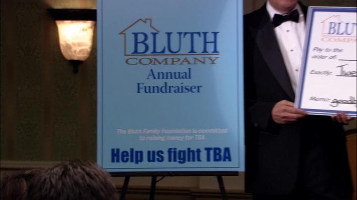 And much to their surprise,  the Bluths ended up raising over $25,000...