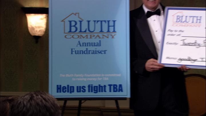 And much to their surprise,  the Bluths ended up raising over $25,000...