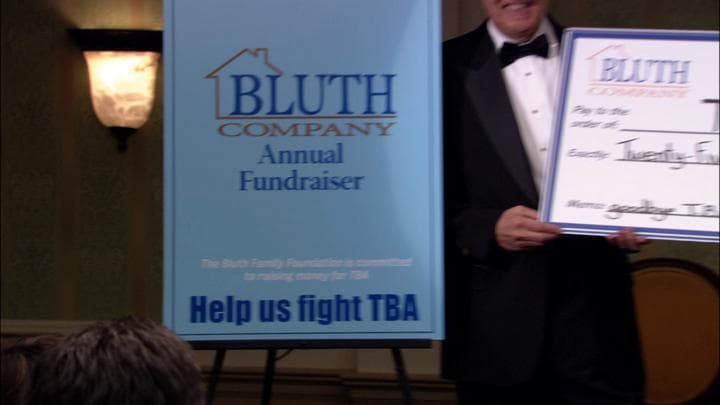 And much to their surprise,  the Bluths ended up raising over $25,000...