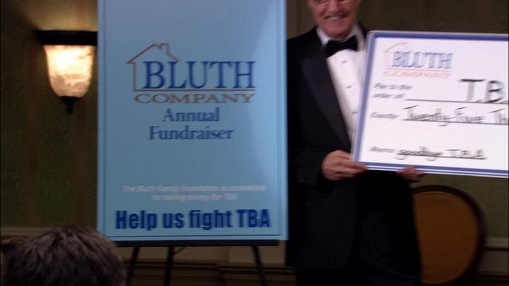 And much to their surprise,  the Bluths ended up raising over $25,000...