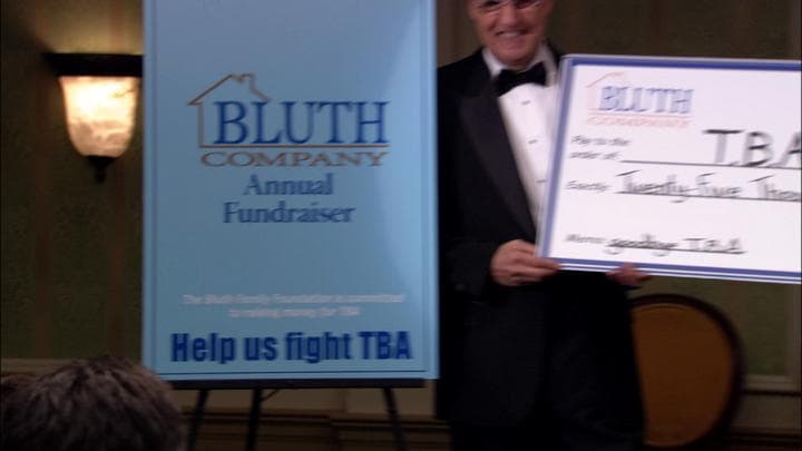 And much to their surprise,  the Bluths ended up raising over $25,000...