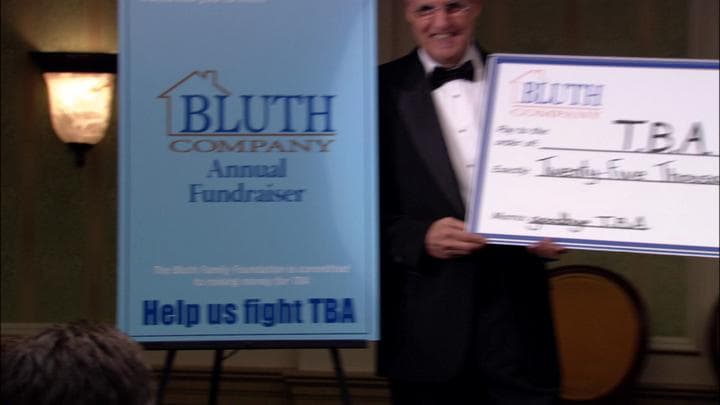 And much to their surprise,  the Bluths ended up raising over $25,000...