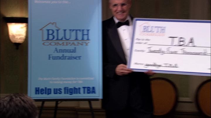 And much to their surprise,  the Bluths ended up raising over $25,000...