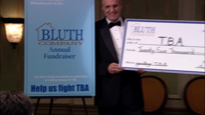 And much to their surprise,  the Bluths ended up raising over $25,000...