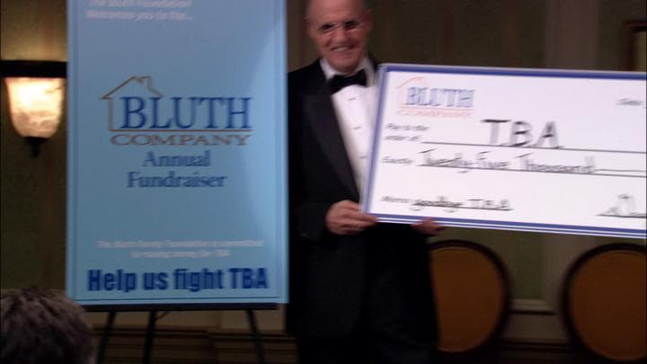 And much to their surprise,  the Bluths ended up raising over $25,000...