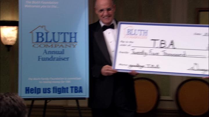 And much to their surprise,  the Bluths ended up raising over $25,000...