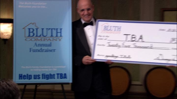 And much to their surprise,  the Bluths ended up raising over $25,000...