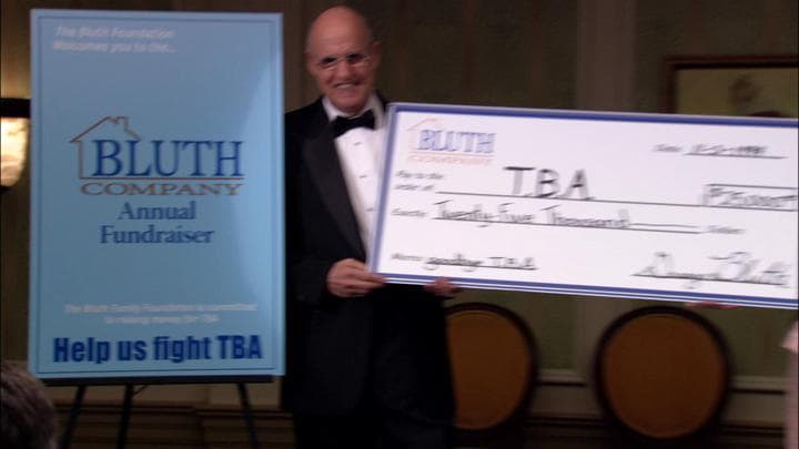 And much to their surprise,  the Bluths ended up raising over $25,000...