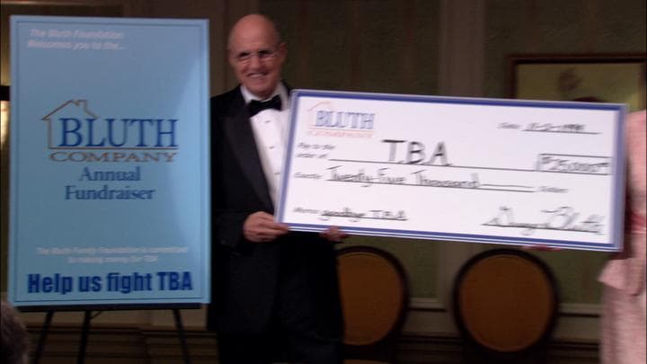 And much to their surprise,  the Bluths ended up raising over $25,000...