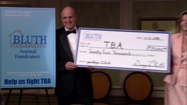 And much to their surprise,  the Bluths ended up raising over $25,000...